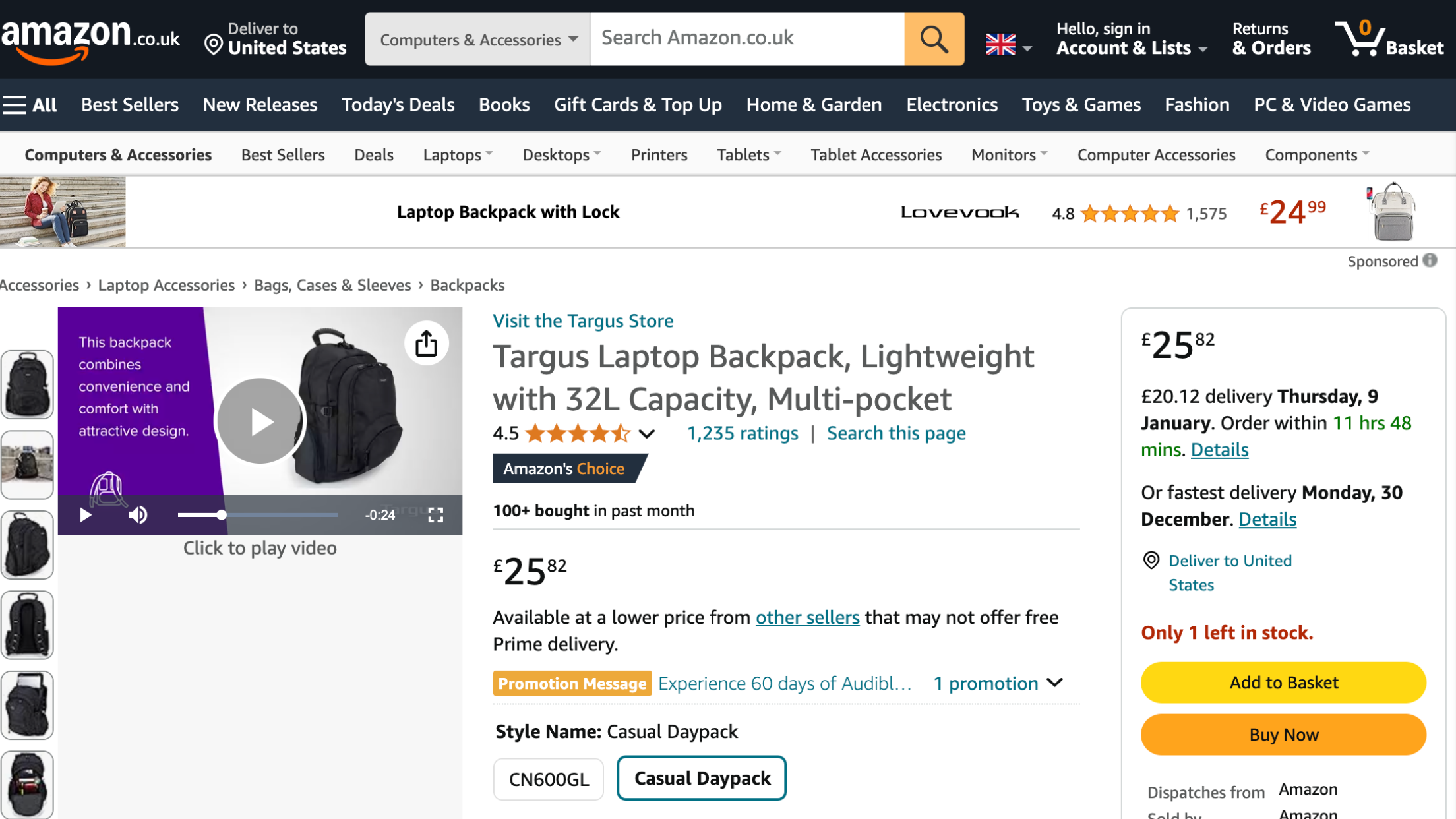 Scalable Amazon listing content for Targus - Image 2